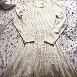 Cable Knit Winter Dress